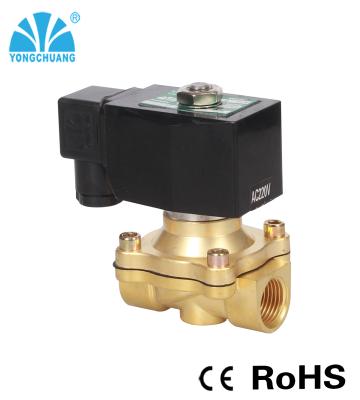 China 24v 220v General Brass Water Air Solenoid Valve for sale