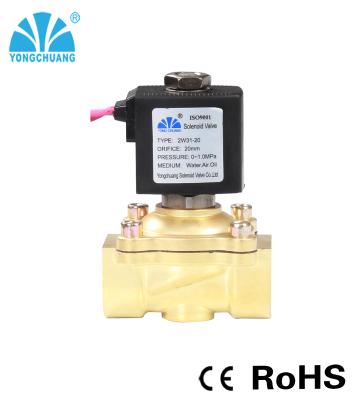 China CE Approved General Low Price YONGCHUANG Brass Solenoid Valve For Gas Water Heater for sale