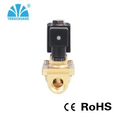 China General Yongchuang 2 inch brand YCD21 series diaphragm shut off water 240v stainless steel brass solenoid valve for sale