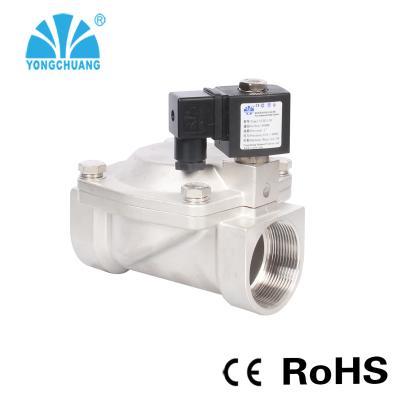 China General 2 Inch Shut Off Water 12volt Brass Solenoid Valves for sale