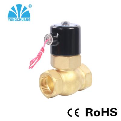 China High Temperature Steam Brass Steam Piston Solenoid Valve YONGCHUANG HS Code 8481804090 for sale