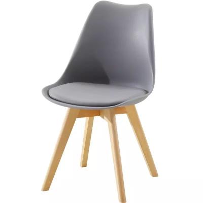 China Beech Leg Grey  Dining Chair 240 Pounds Weight Capacity  Anti Skid for sale