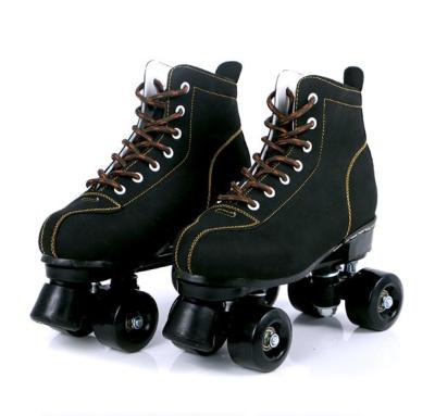 China Indoor& Amazon outdoor best seller hot selling 4 wheels PU roller skates flashing shoes for kids adults for sale