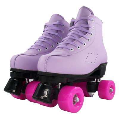 China Indoor& new products outdoor roller skates row cheap roller skates double 4 wheel skates for sale pu wheels for sale