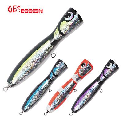 China Saltwater Fishing Lure Big Snap 120g Saltwater Trolling Lures Snap Lure Wood Snap 215mm Fishing Lure WD117 for sale