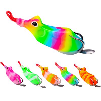 China M-WLT 14g 60mm Resin 3D Frog Fishing Lures Fishing Lure Artificial Soft Lure Prop Frog Lure for sale