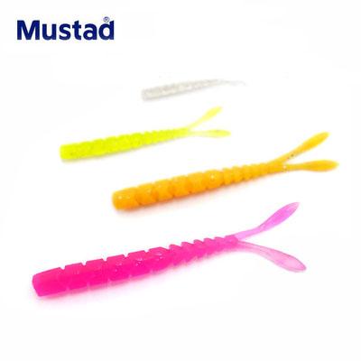 China Ocean Beach Fishing Mustad AJW-PILO 15pcs/bag Mustad Plastic Soft Lure Machine Soft Lure Tackle Bag for sale