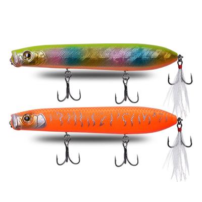 China ABS WHL 005 105mm 16.5g Bass Bait Topwater Pencil Tackle Hard Bait Bait Bearking Fishing Hard Lure for sale