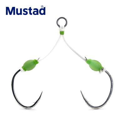 China Hard Lure or Soft Lure Mustad J-ASSIST3 2 Set / Double Bag Mustad Aid Hook Fishing Hooks Aid Line for sale