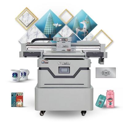 China ZT6090 Flatbed Printer for T-shirt and Clothes Printing 24cm/9.5in Print Height 3 i3200 Print Heads for sale