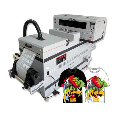 China Garment Shops Applicable High Speed Double Heads DTF Printer XP600 3200 with Oven for sale