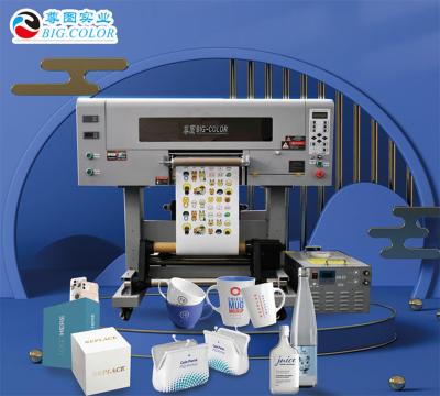 China A3 Roll to Roll UV DTF Printer for Bottle Mugs Sticker Film Transfer Printing for sale