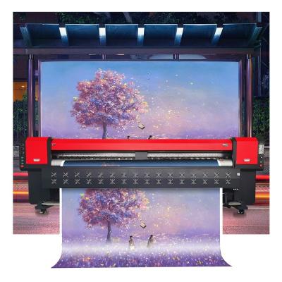 China 3.2m Banner Flex Printer with 4 I3200 Printheads Automatic Grade Automatic for sale