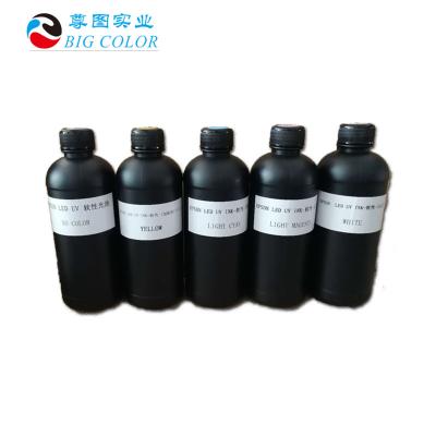 China 0.5L/1 Bottle Packing Volume LED Curable Soft UV Ink for TX800 DX5 4720 6 Months Shelf Life for sale