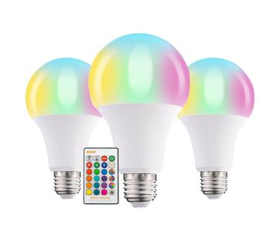 China 5w 7w 9w 10w 12w E27 RGB Home Colorful Light Bulb Voice Control Changing Warm Lighting Energy Saving Led Wifi Smart Bulb for sale