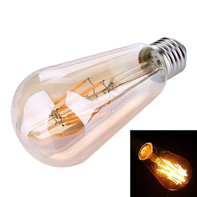 China Antique Antique Edison ST64 E27 Dimmable Vintage Edison Led Filament Lampara Light Bulb for sale