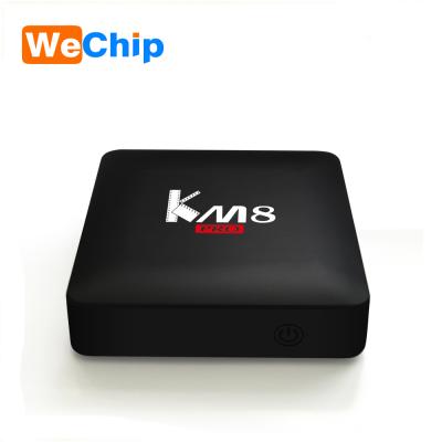 China PRO Android 6.0 TV BOX KM8 High Speed ​​Download User Manual For Android MX TV Box Amlogic s912 TV Box for sale