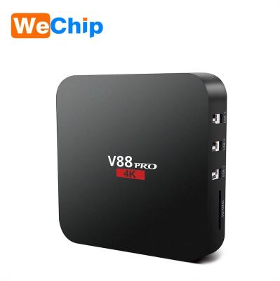 China rk3328 piano v88 4G 16G android 7.1 wechip piano v88 set top box 2018 tv set top box v88 piano v88 4k for sale