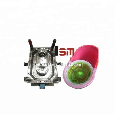 China Plastic daily used plastic injection cleaning bucket mould, making mop bucket mold for sale