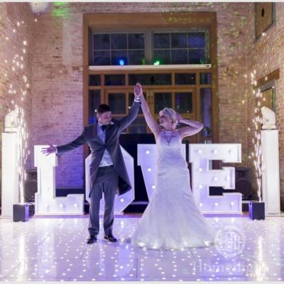 China Hot Sale LED Dance Floor Tile Lighted Strobe LED Dancing Stars in LED Stage Lights for Wedding Event Nightclub Party for sale