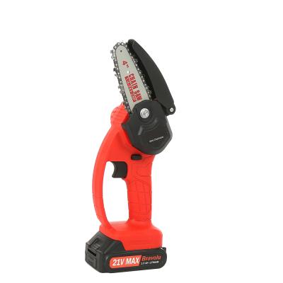 China Mini Portable Sawing Machine Rechargeable High Work Efficiency Professional Chainsaw Lithium Battery Brushless Cordless Wood Cutter For Wholesale for sale