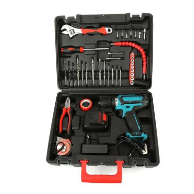 China 21V Lithium 21V Impact Driver Cordless Drill Driver Combination Power Cordless Drill Kit Zj 718 for sale