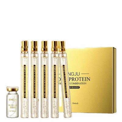 China Gold Anti Aging Water Soluble Thread Trimming Collagen Care Fface Lift Facial Line Anti Wrinkle Gold Protein Peptide Lift Thread For Sale for sale