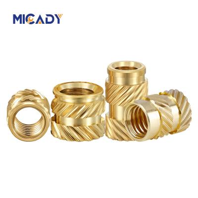 China High quality m2 heavy industry brass insert knurled nut thread cnc insert nut for sale