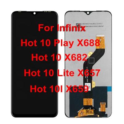 China For Infinix Hot 10 play Original LCD For Infinix Hot 10 X682 LCD Hot 10i X659B Display Touch Screen Assembly For Infinix Hot 10 Play X688 Hot 10 Lite for sale