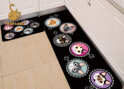 China Animal Design Washable Kitchen Rugs Anti Slip OEM / ODM Available for sale