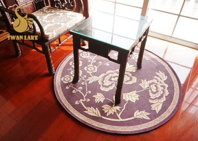 China Professional Round Dining Room Rugs Indoor Entry Rugs Anti Static Multi Color for sale