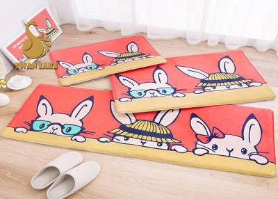 China Cartoon Pattern Print Bedroom Area Rugs  Waterproof Kids Bedroom Area Carpet for sale