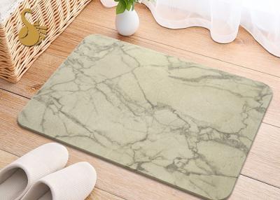 China Diatomite High Absorbent Printed Non Slip Area Rugs Dry Quickly Non Slip Bathroom Mats for sale