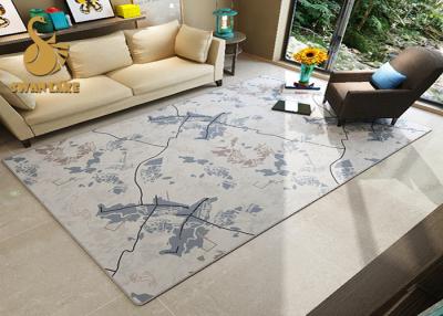 China Polyester Non Skid Area Rugs Living Room Floor Rugs Different Styles Available for sale