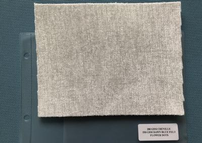 China 200GSM Chenille 550GSM Dawn Blue Needle Punched Non Woven Material for sale