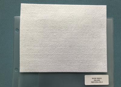 China Snow White Needle Punched Non Woven Fabric 250gsm For Mats for sale