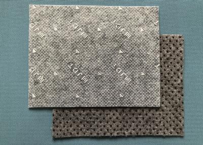 China Non-slip Nonwoven Material Felt  Non-woven Fabrics With Black Big PVC Dots for sale