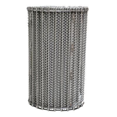 China Heat Resistant Stainless Steel Wire 304 Mesh Chains Driven Conveyor Belt for sale