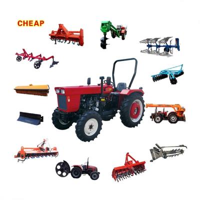 China New Factory 25 LT Tractors d'Ariculture 30 35 40 45 50 55 60 hp 4x4 mini tractor price with optional parts for sale