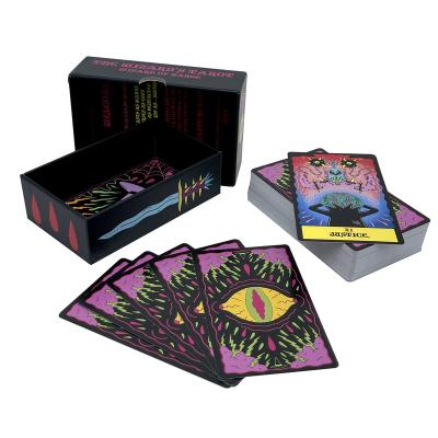 China High Quality Custom Tarot Deck Paper Cards Printing Oracle Cards With Book Instruction for sale