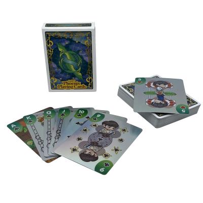 China Good Quality Customized Poker Playing Cards Paper Holographic Printing for sale