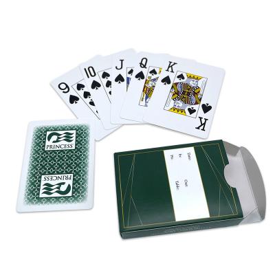 China Hot Selling Custom Paper Poker Gambling Suit Paper Personalized High Quality Playing Cards With Box for sale