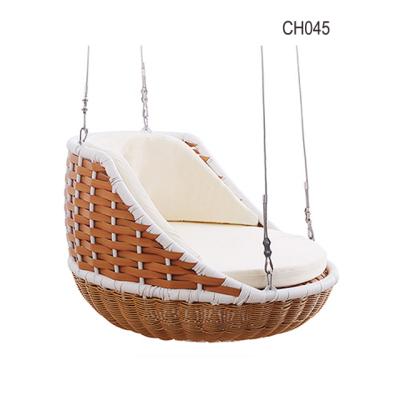 China Outdoor Outdoor Rattan Garden Furniture Chair Patio Rattan Hanging Chair /Indoor Rattan Swing Chair for sale