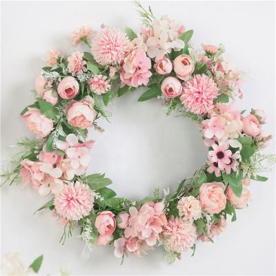 China Beautiful Decoration Indoor Outdoor Creative Simulation Garland Flowers Braid For Home Decoration Valentine Christmas Easter Thanksgiving New Year Gift for sale