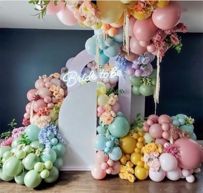 China Party Festival Supplies Macaron Colorful Colors Spring Theme Balloon Arch Garland Kit for Girl Birthday Baby Shower Party Wedding Birthday Decoration for sale