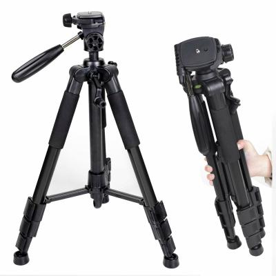 China Q111 Aluminum Lightweight Professional Portable Digital Camera Tripod For Video Camera With Pan Head for sale