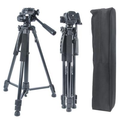 China Mini Tripod Factory Customize Aluminum Alloy SLR Camera Tripod Portable LED Tripod Mobile Phone Tripod Stand 1200 for sale