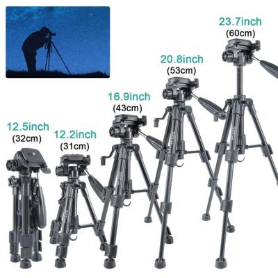 China Hot Sale Q100 Mini Table Desk Tripod Digital Camera Stand Desktop Tripod Camera Tripod for sale