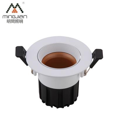 China Reliable And Good Restaurant White Black Color Themed Recessed Mounted Round 7W LED Spot Light , Spotlight for sale