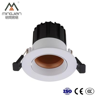 China New LED 7W Dimmable Economy Aluminum Recessed Restaurant Ceiling Spot Angled Lighting Black LED Downlight for sale